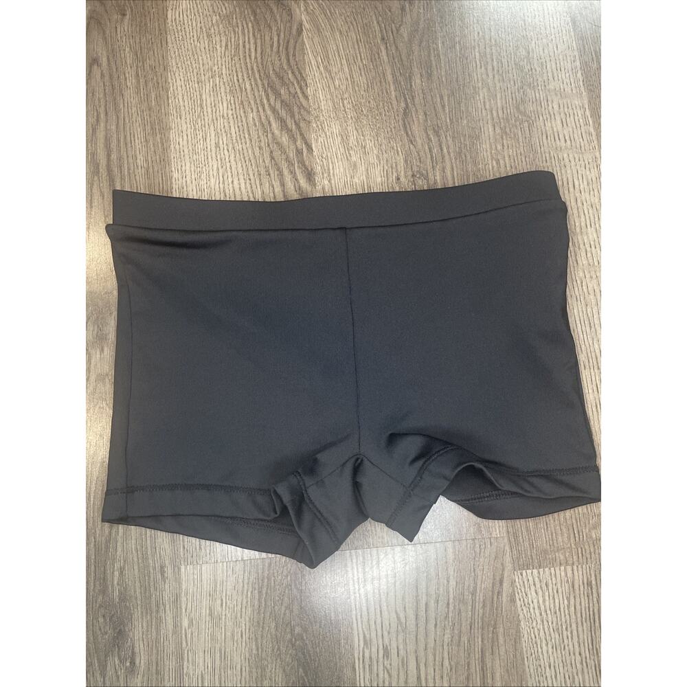 Rebal Athletic Black Athletic Shorts Kids Youth Large